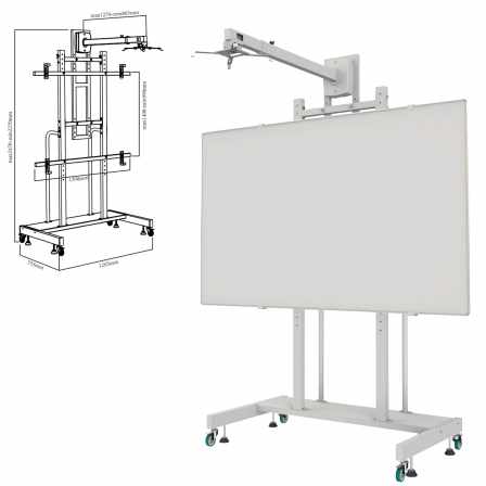 Soporte Pizarra Approx Proyector Corta Distancia